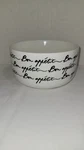 Ciroa Bon Appetit Bowl Fine Porcelain Black & White Cereal Salad Serving 5.5". Fixed Price $16.98.