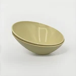 2 Get B-788-W Angle Cascading Bowls 16 Ounce Cream Butter Yellow Melamine. Fixed Price $19.99.