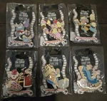 Dsf Disney Studio Store Alice Wonderland Mad Cream Party 6 Pin Set. Fixed Price $375.00.