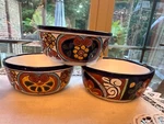 4 Talavera Bowls Terra Fina Pottery Cereal & Dip Vintage Mexico Hand Painted. Fixed Price $34.00.