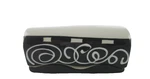 Ann Mallory Americaware Black White Swirl Modern Butter Dish Cover Handpainted. Fixed Price $29.99.