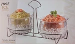 Parini Ice Series Twin Dip Bowls With Chiller. Fixed Price $49.85.