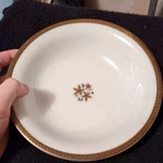 Noritake China Goldston #5595 Discontinued. Actual: 1954 - 1964 Soup Bowl 7 3/8. Fixed Price $10.97.
