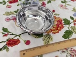 Beatriz Ball Garden Bamboo Small Silver Metal Candy Bowl/dish. Fixed Price $20.00.