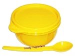 Tupperware Baby Snack Set 8 Oz. Lil' Ideal Bowl & Hang-on Spoon Yellow. Fixed Price $13.95.