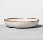 New Hearth & Hand Magnolia Reactive Glaze Sour Cream 13.5" Shallow Serving Bowl. Fixed Price $69.99.