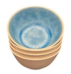 Better Homes Gardens Kairos Reactive Crackle Teal Melamine Cereal Bowls Set Of 4. Fixed Price $24.99.