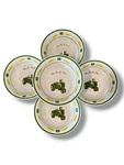 5 John Cereal/soup Bowls Gibson "nothing Runs Like Deere" Tractor. Fixed Price $19.99.