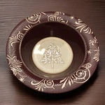 Grasslands Road Holiday Style Christmas Tree Pattern Decorative Lg. Bowl. Fixed Price $29.96.
