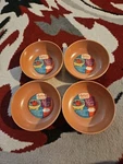 Ellingers Agatized Wood #45 Lot Of Dessert Bowls Sheboygan Wi Vintage Usa New. Fixed Price $17.00.