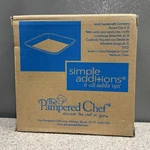 Pampered Chef Simple Additions 7.25 Square Cranberry Accent 2052 Nib Sealed!. Fixed Price $18.00.