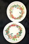Set 6 - 180 Degrees Melamine Decorative Faux Paper 9" Salad Plates Bpa Free. Fixed Price $29.90.