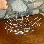 2004 Alessi Fratelli Campana, Stainless Steel Blow Up Fruit Basket Bowl Modern. Fixed Price $75.00.