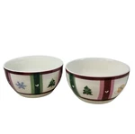 Pfaltzgraff Snow Bear Cereal Soup Bowls Set Of 2 Christmas Vintage Retired. Fixed Price $13.95.