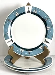 Dinner Plates Oneida Casual Settings Sailboat (3). Fixed Price $34.00.