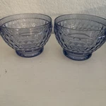 Villeroy & Boch 2 Crystal Boston Bowl Blue - Excellent Candy Fruit Dessert Sauce. Fixed Price $29.99.
