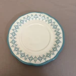 The Pioneer Woman Stoneware 7" Plate Turquoise Design And Trim 2912DMT. Fixed Price $15.00.