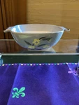 Vintage 1940S Weil Ware Blossom Ceramic Bowl With Handles. Fixed Price $12.99.