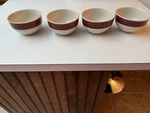 Royal Norfolk Made China Microwave And Dishwasher Safe Bowls Set Of Four. Fixed Price $15.00.