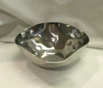 Mary Jurek Designs Square Bowl Fidelia 5" Dish Stainless Steel Hammered Style. Fixed Price $43.00.