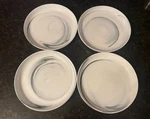 Artisanal Kitchen Supply Coupe Black Marble Salad Plates Set Of 4 8 Read. Fixed Price $37.95.