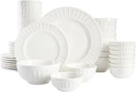 Zen Buffet Porcelain Ceramic Dinnerware Sets For 8, Plates And Bowls (40PCS). Fixed Price $167.99.