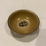 Pfaltzgraff Folk Art 6 Blue Stoneware Usa Soup Cereal Bowls. Fixed Price $12.00.