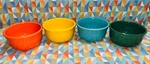 New Mixed Bright Color Set 4 Fiesta Ware Gusto Bowls 28 Oz Free Shipping. Fixed Price $68.99.