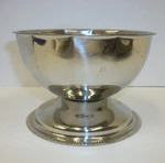 Vintage Trenton Japan Stainless Steel 9201 Footed Bowl. Fixed Price $18.99.