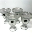 Circleware Set Of 4 Dessert/ Parfait 9 Oz Glasses. Ice- Cream Desert. Fixed Price $19.99.