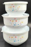 Reston Lloyd 6 Piece Bowl Set, Heavy Gauge Porcelain Steel. Fixed Price $27.95.