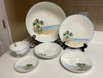 Abbiamo Tutto Palm Breezes Dinnerware. Fixed Price $19.99.