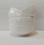 Dowan Bowls 6 1/8 Inch White Soup Cereal All Purpose Everyday Porcelain Set Of 4. Fixed Price $37.99.