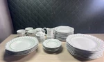 Mikasa Younger Than Springtime Bali Hai 30 Piece Breakfast / Brunch Set. Fixed Price $502.78.