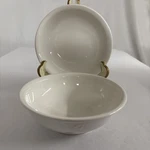 Pfaltzgraff Grapevine 6 Inch White Cereal Soup Bowl Lot Of 2 Made Usa. Fixed Price $14.95.