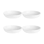 Fitz And Floyd Everyday White Nevaeh 4-PIECE Pasta Bowl Set Bone China 26OZ. Fixed Price $42.11.