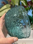 The Pioneer Woman 15 Oz Blue Embossed Mazie Glass Prep Bowl. Fixed Price $30.49.
