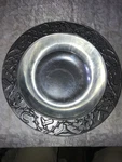 Wilton Armetale Western 3D Barbed Wire Cowboy Star Bronco Longhorn 12 "X3" Bowl. Fixed Price $50.00.
