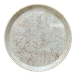 Cambro Camtray 16-INCH Round Galaxy Parchment Gold Fiberglass Antique Mcm. Fixed Price $31.50.
