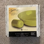 Fiesta Lemongrass 2 Pc Pasta Set - Bowl & Cheese Shaker New In Box. Fixed Price $32.50.