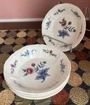 Wedgwood Williamsburg Potpourri Fruit/dessert Bowls. Fixed Price $29.95.