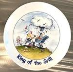 Gary Patterson King Of The Grill Barbecue 13" Platter By Clay Design. Fixed Price $28.04.