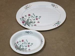 Lenox Country Garden W302 Platter And Oval Serving Bowl. Fixed Price $45.00.