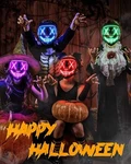 Mask, Led Light Up Purge Costume,halloween Masks. Fixed Price $13.99.