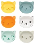 Jubilee Stoneware Pinch Bowls, Purrfect Set Of Six. Fixed Price $31.97.