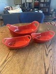 Rachael Ray 1.25 Qt Oval Baking Dish & 12OZ. Red. Fixed Price $24.99.