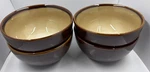 Set Of Sango Nova Brown 5 1/4" Cereal Dessert Ice Cream Soup Bowls 4933. Fixed Price $29.97.