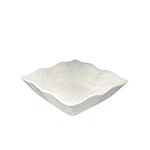 Strawberry Street Boca 10INCH Embossed Square Bowl White. Fixed Price $39.99.