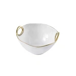 Pampa Bay Medium Bowl White And Gold. Fixed Price $69.52.