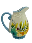 The Pioneer Woman Creamer Mini Pitcher Willow Blue & Floral Design 11 Oz 5.25". Fixed Price $14.99.